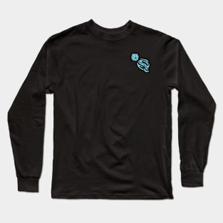 Reckless Attack Dice Logo Teal Long Sleeve T-Shirt